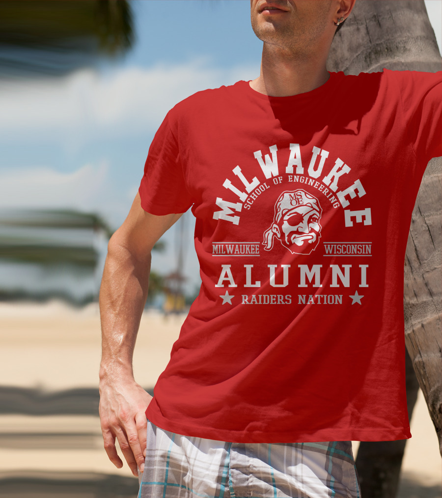 Milwaukee School Of Engineering Alumni Raiders Nation Wisconsin T-Shirt