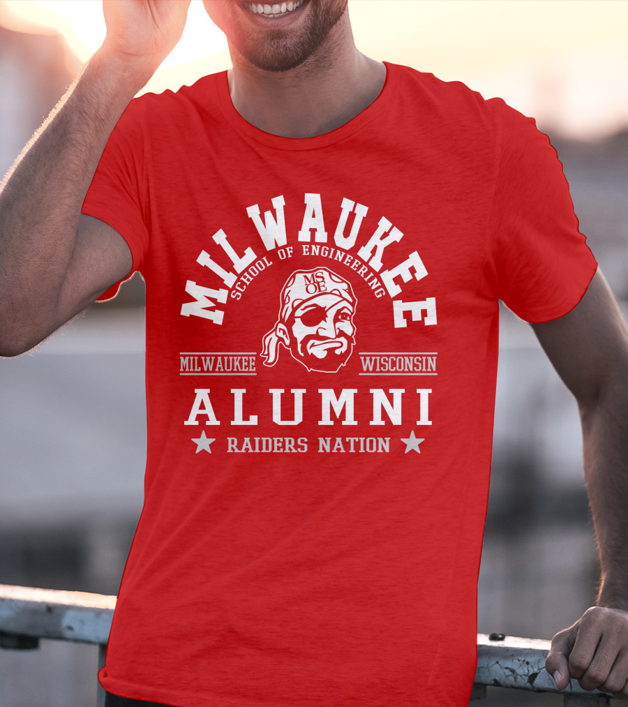 Milwaukee School Of Engineering Alumni Raiders Nation Wisconsin T-Shirt