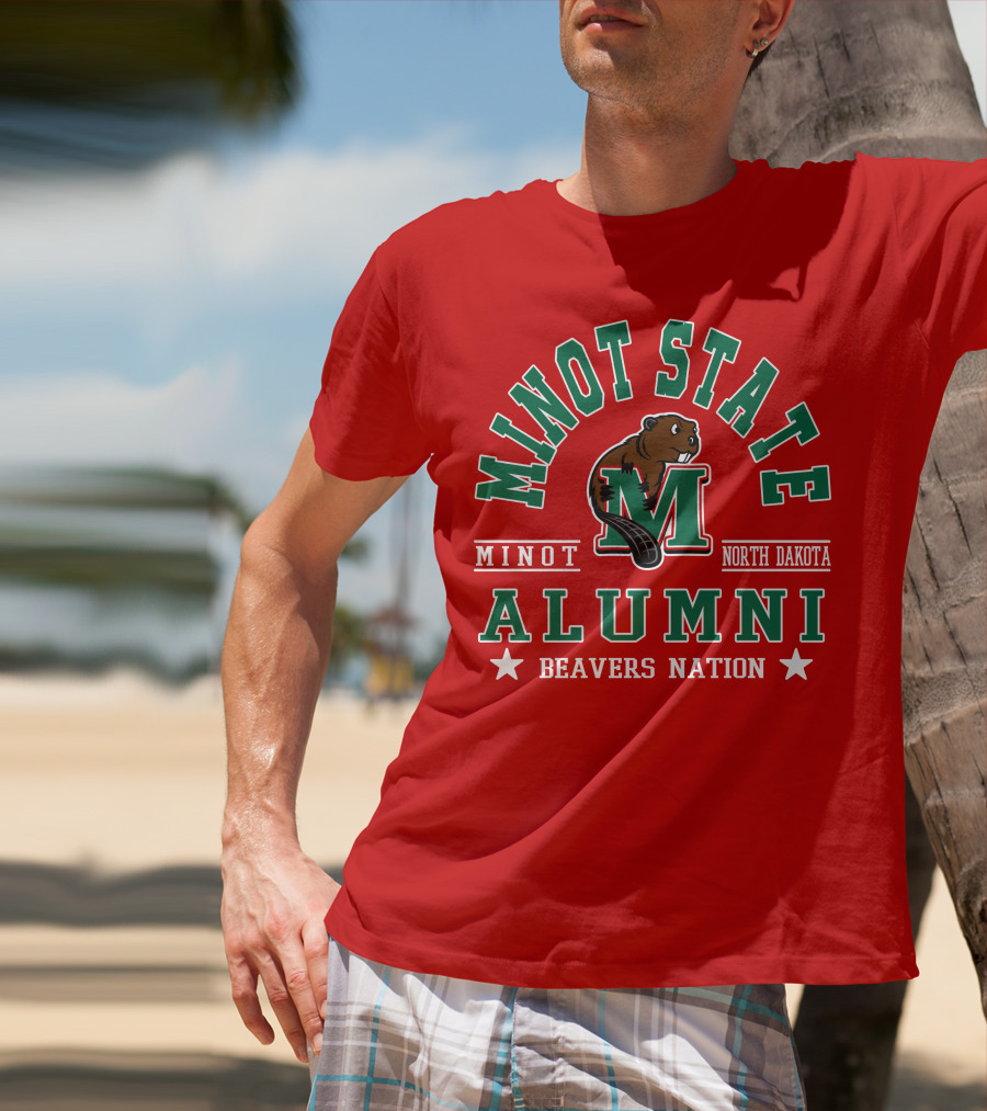 Minot State Alumni Beavers Nation North Dakota T-Shirt