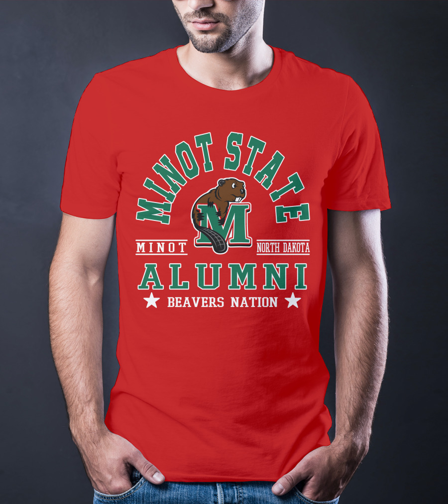 Minot State Alumni Beavers Nation North Dakota T-Shirt