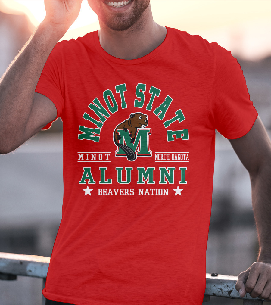 Minot State Alumni Beavers Nation North Dakota T-Shirt