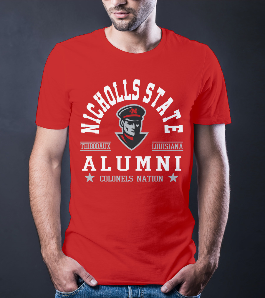 Nicholls State University Alumni Colonels Nation Thibodaux Louisiana T-Shirt