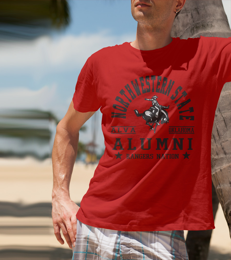 Northwestern State Alumni Rangers Nation Alva Oklahoma T-Shirt