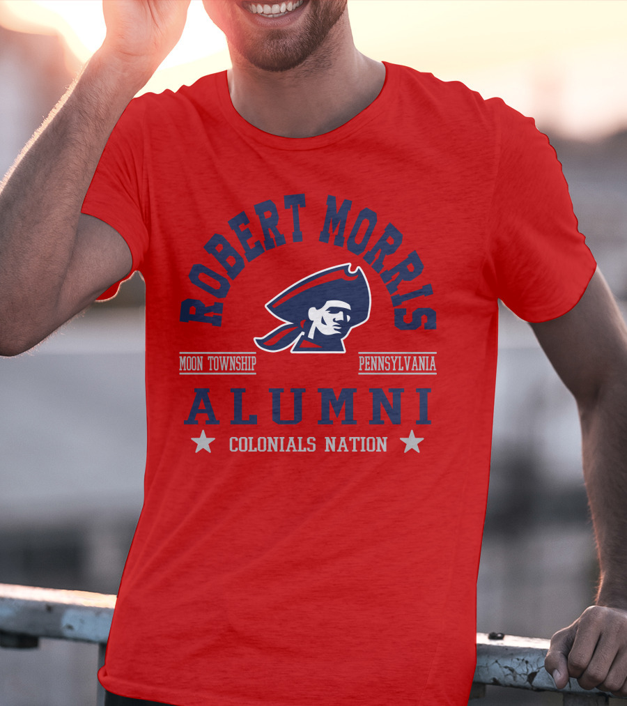 Robert Morris Alumni Moon Township Pennsylvania Colonials Nation T-Shirt