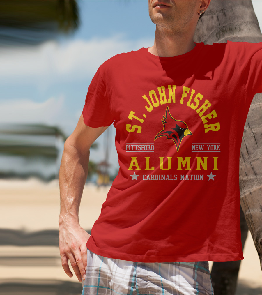 St John Fisher Cardinals Alumni Pittsford New York Nation T-Shirt