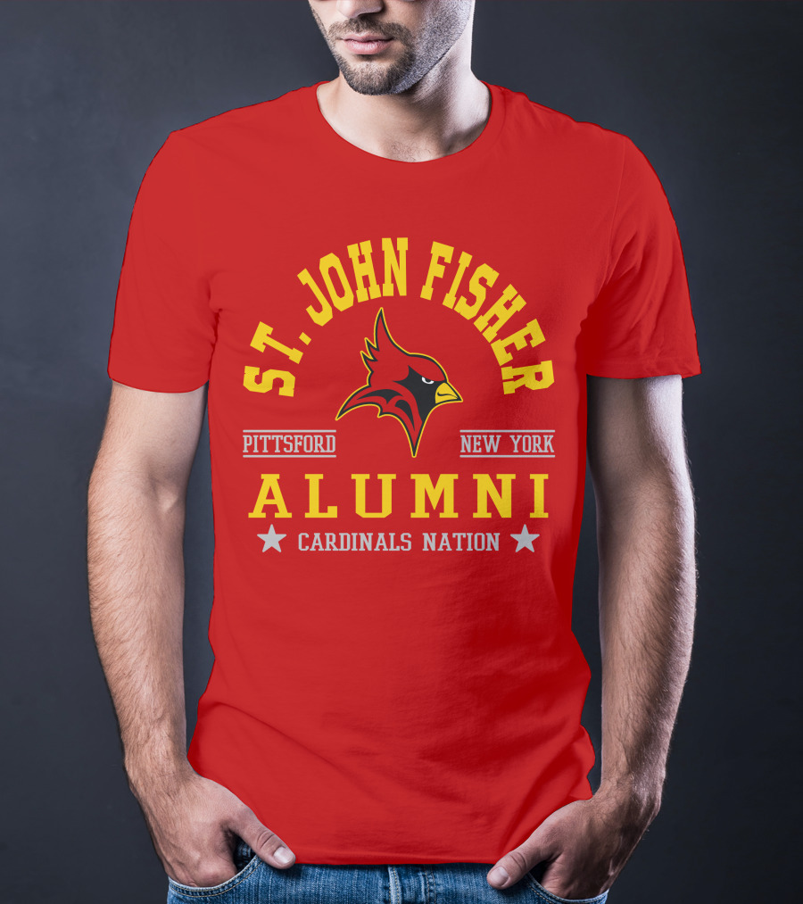 St John Fisher Cardinals Alumni Pittsford New York Nation T-Shirt