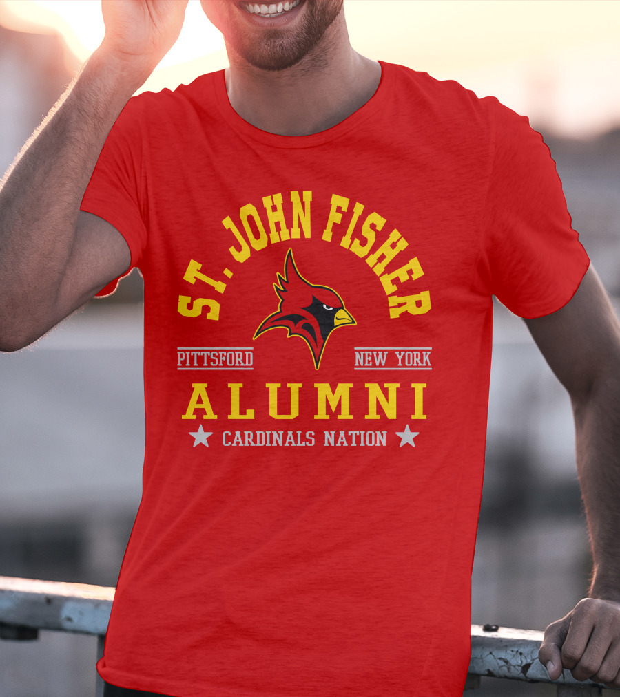 St John Fisher Cardinals Alumni Pittsford New York Nation T-Shirt