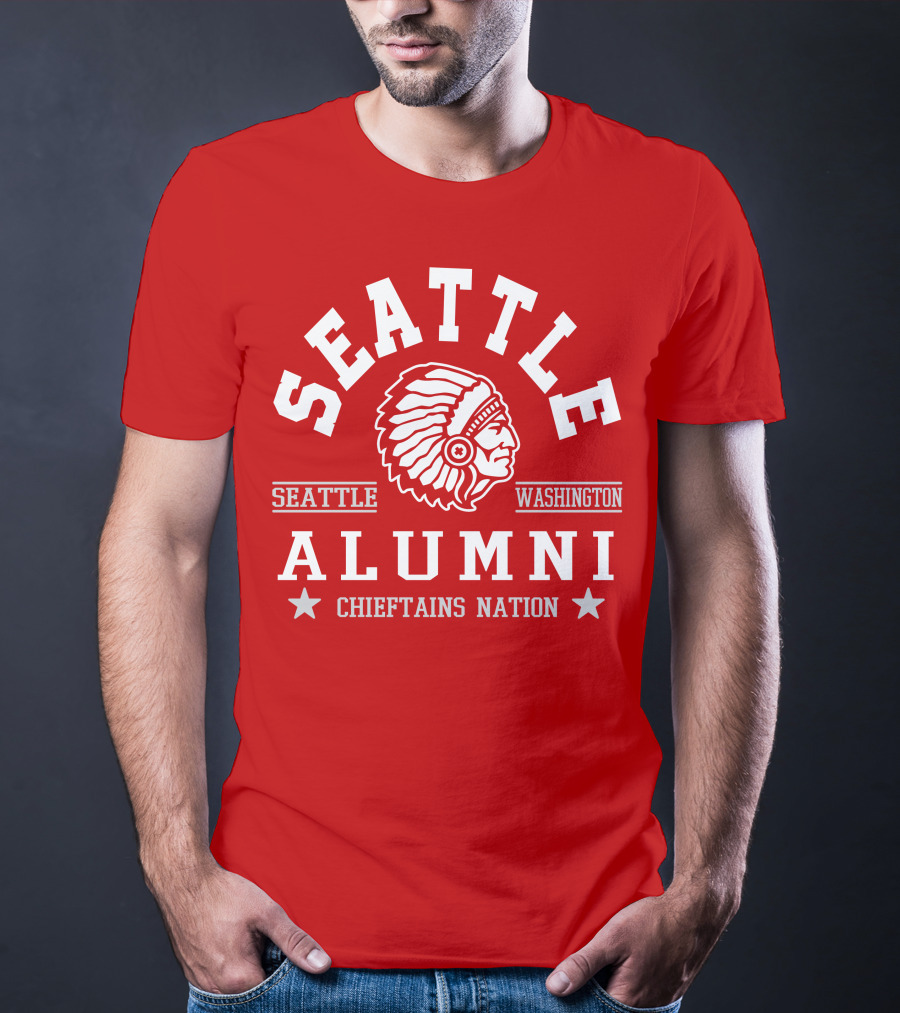 Seattle Washington Alumni Chieftains Nation T-Shirt