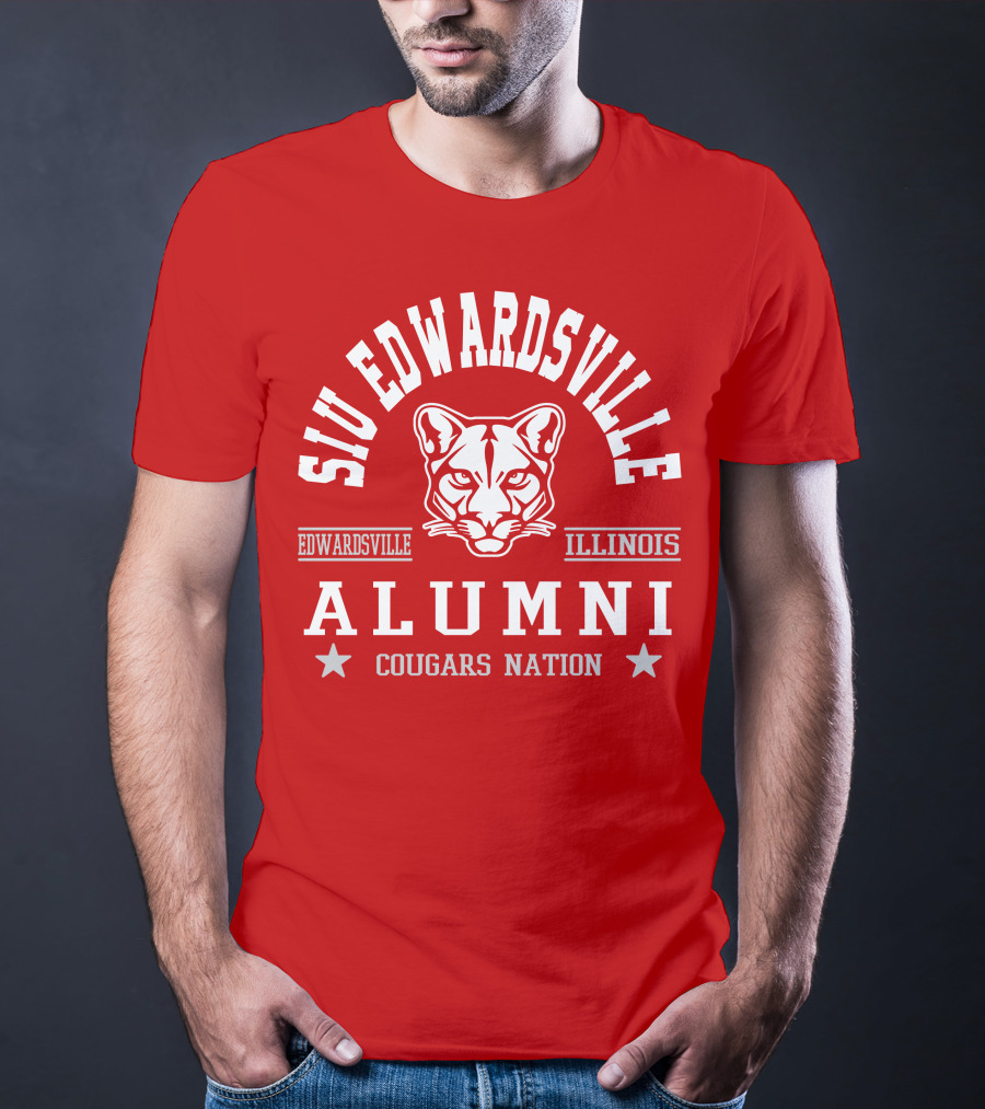 SIU Edwardsville Alumni Cougars Nation Edwardsville Illinois T-Shirt