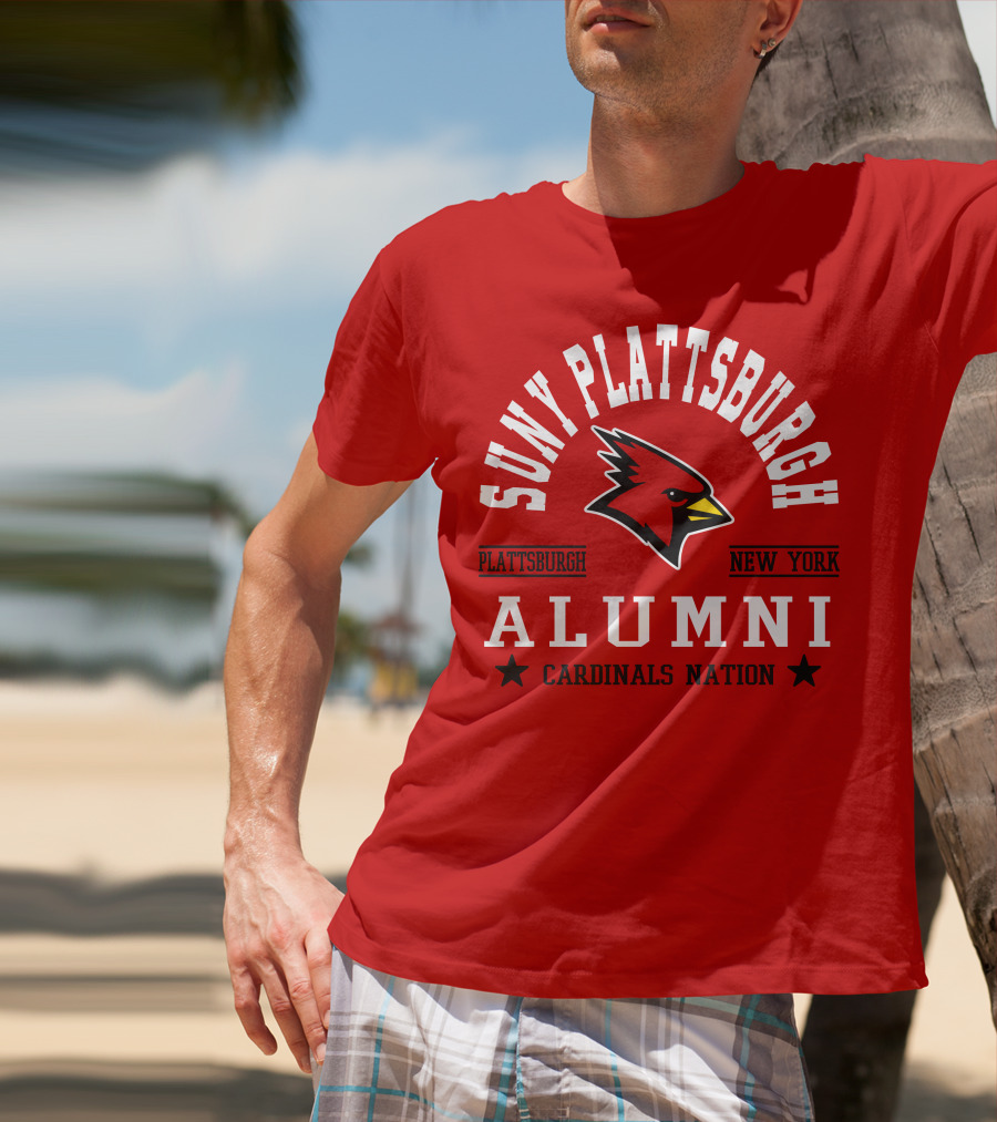 SUNY Plattsburgh New York Alumni Cardinals Nation T-Shirt