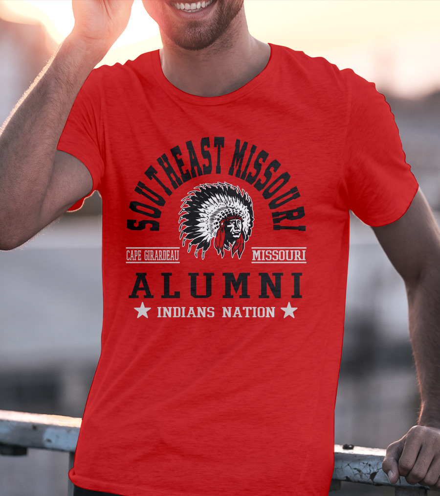 Southeast Missouri Cape Girardeau Alumni Indians Nation T-Shirt