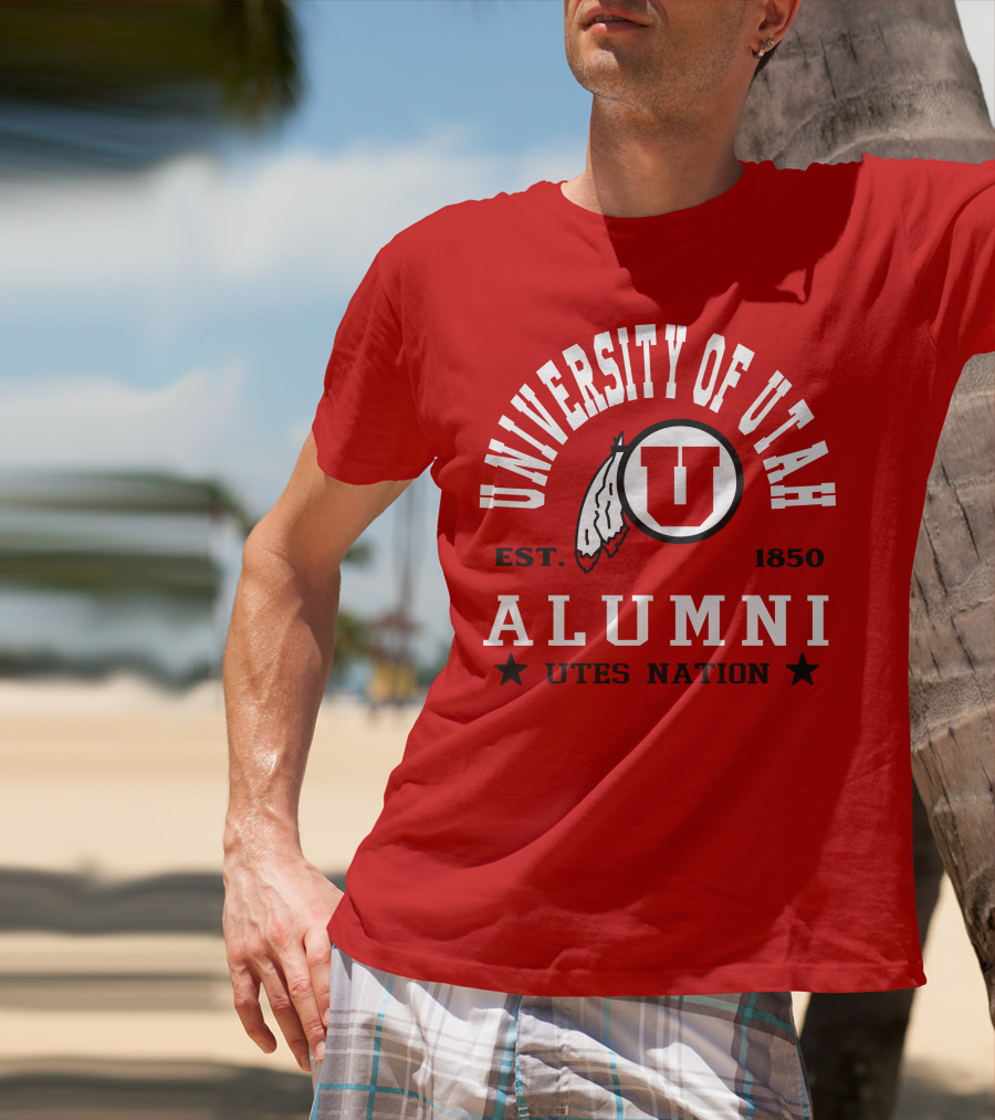 University Of Utah Alumni Est. 1850 Utes Nation T-Shirt