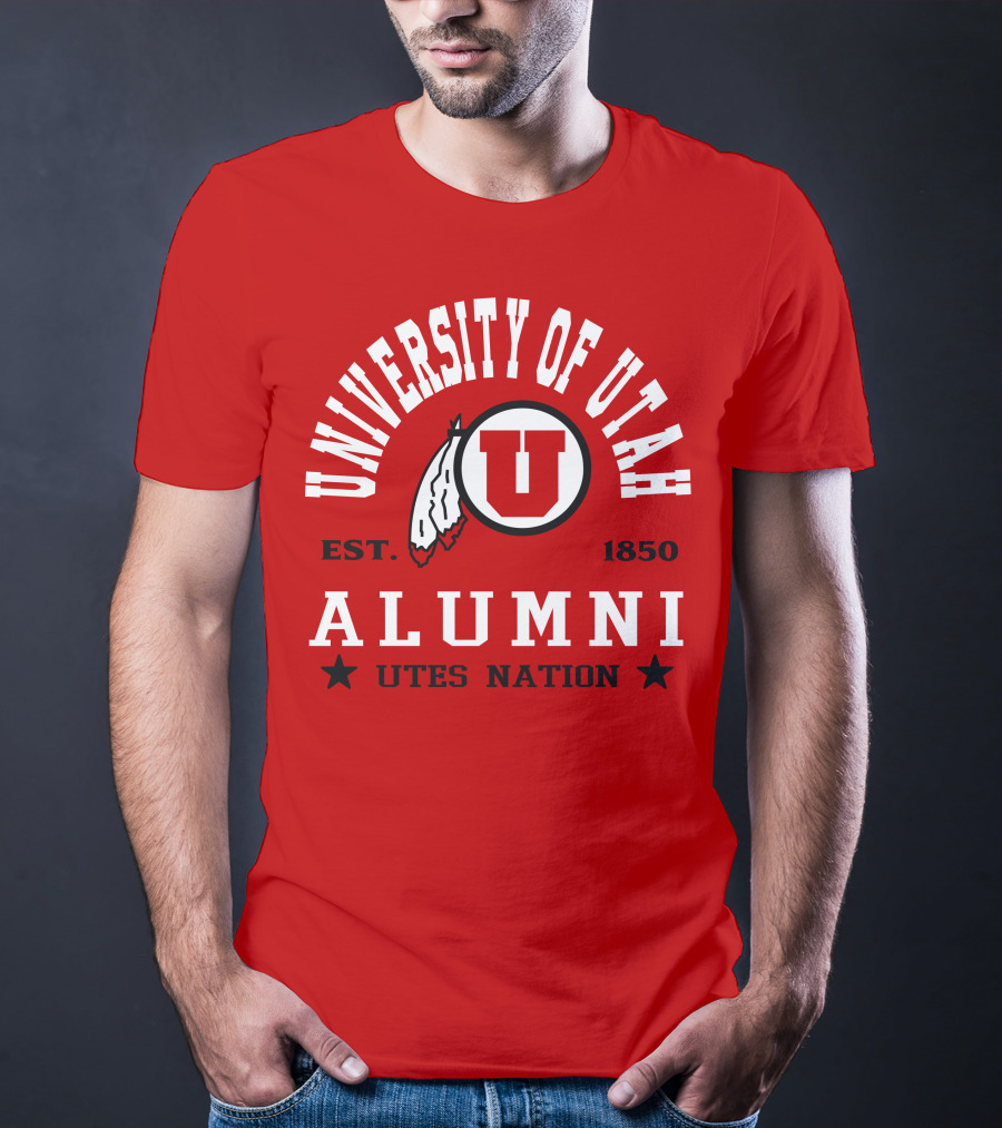 University Of Utah Alumni Est. 1850 Utes Nation T-Shirt