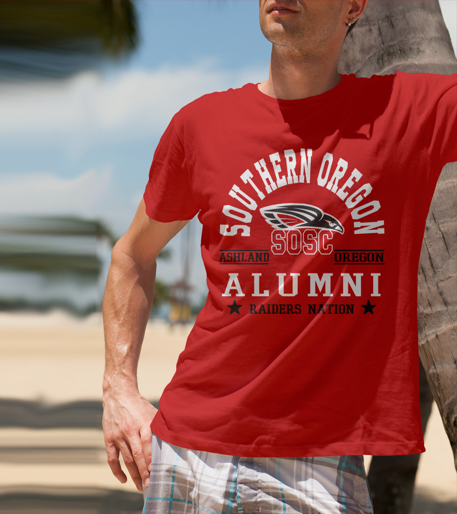 Southern Oregon SOSC Ashland Oregon Alumni Raiders Nation T-Shirt