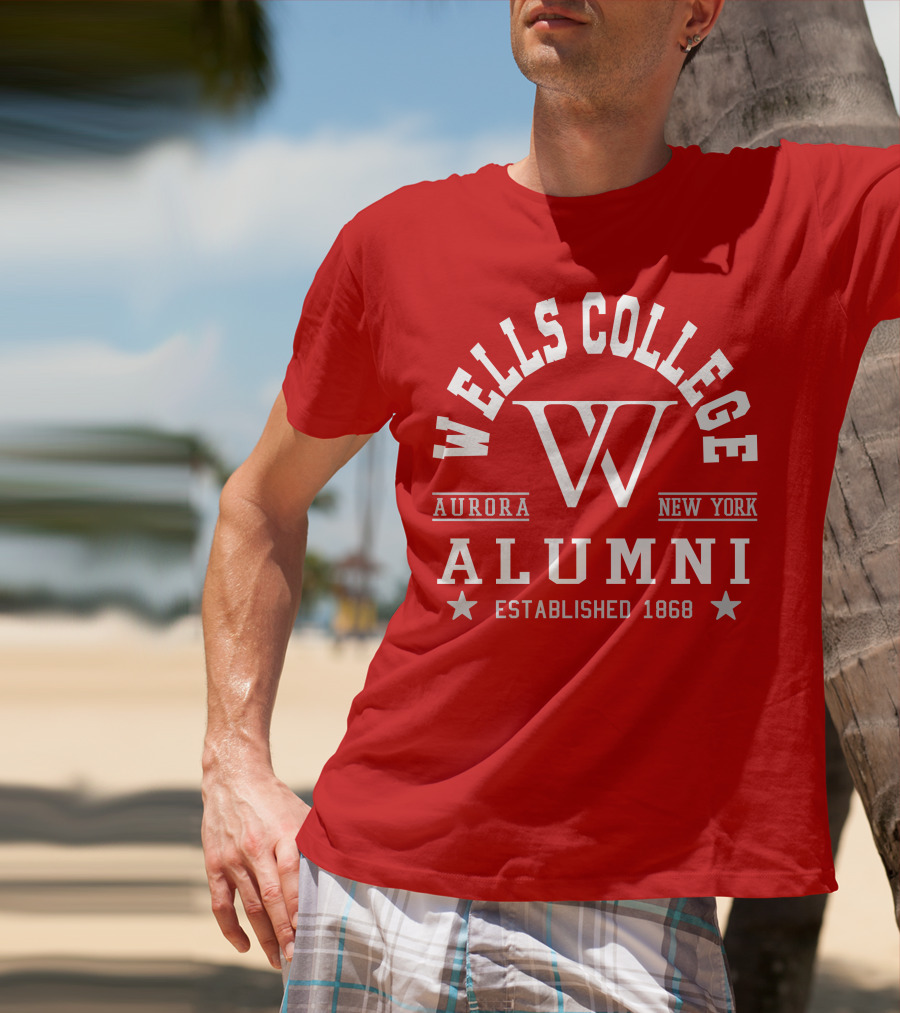 Wells College Alumni Aurora New York Established 1868 T-Shirt