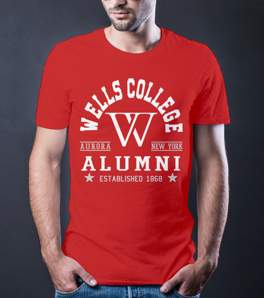 Wells College Alumni Aurora New York Established 1868 T-Shirt