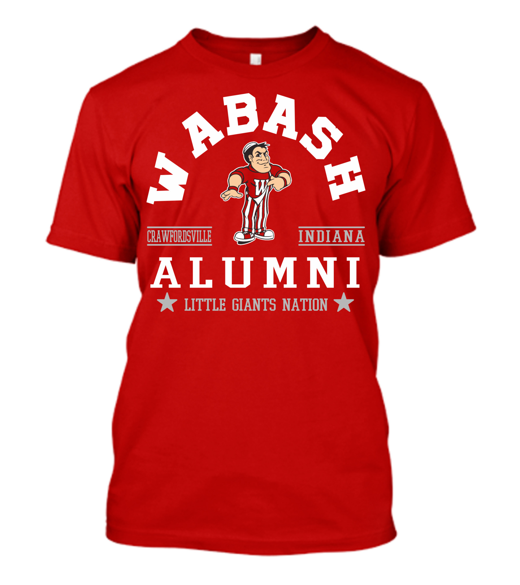 Wabash Alumni Crawsfordville Indiana Little Giants Nation T-Shirt