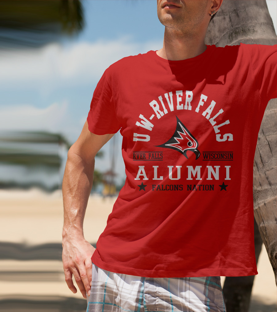 UW River Falls Wisconsin Alumni Falcons Nation T-Shirt
