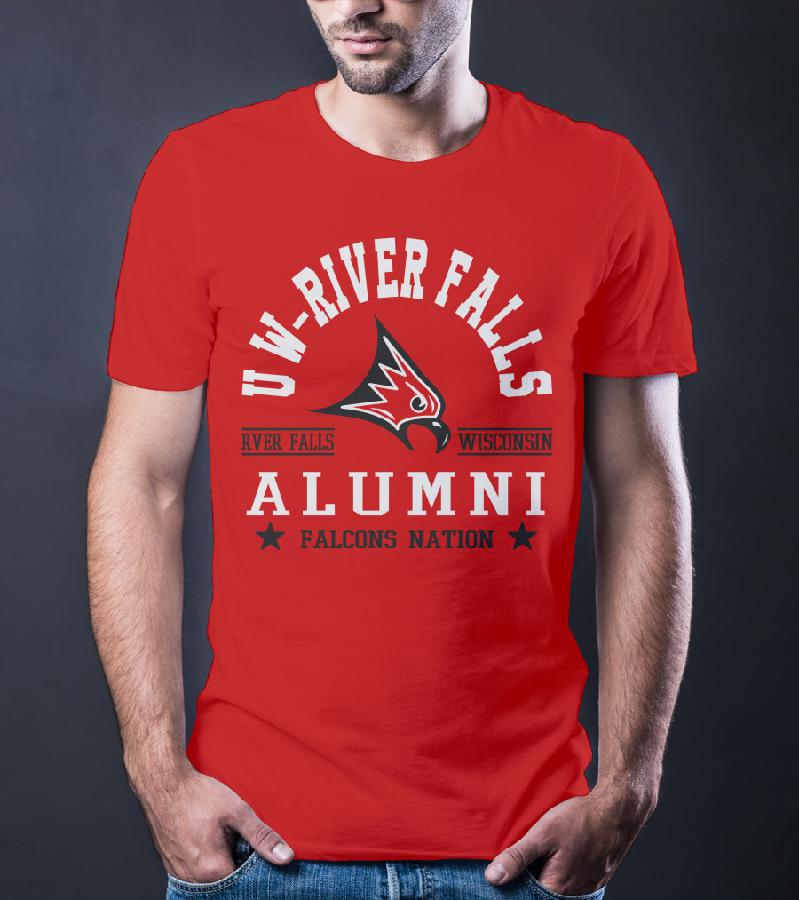 UW River Falls Wisconsin Alumni Falcons Nation T-Shirt