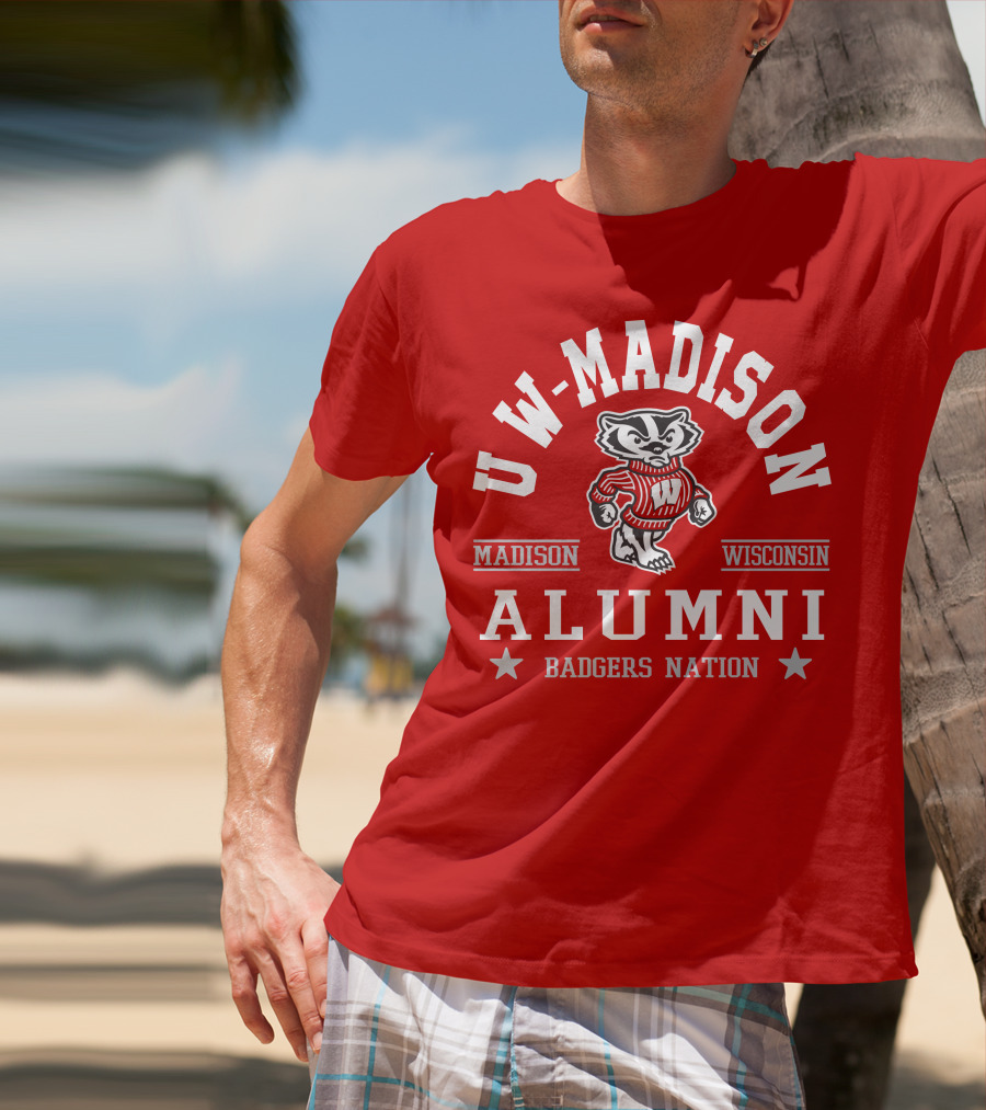 UW–Madison Alumni Badgers Nation Madison Wisconsin T-Shirt