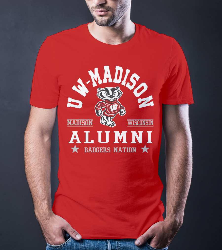 UW–Madison Alumni Badgers Nation Madison Wisconsin T-Shirt