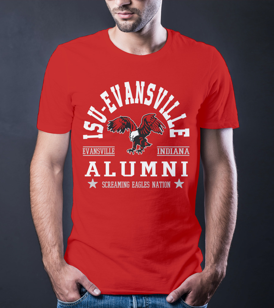 ISU-Evansville Indiana Alumni Screaming Eagles Nation T-Shirt