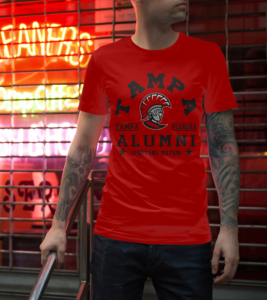 Tampa Florida Alumni Spartans Nation T-Shirt