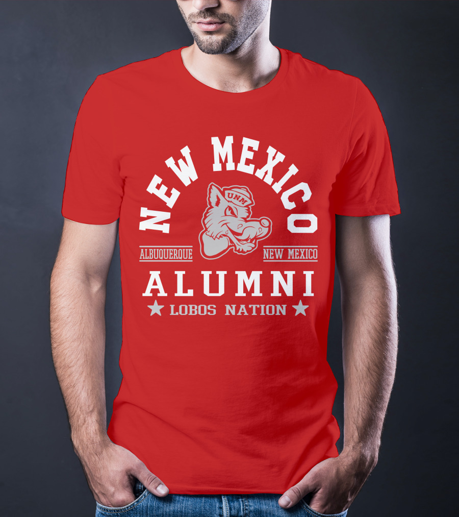 New Mexico Alumni UNM Lobos Nation Albuquerque T-Shirt
