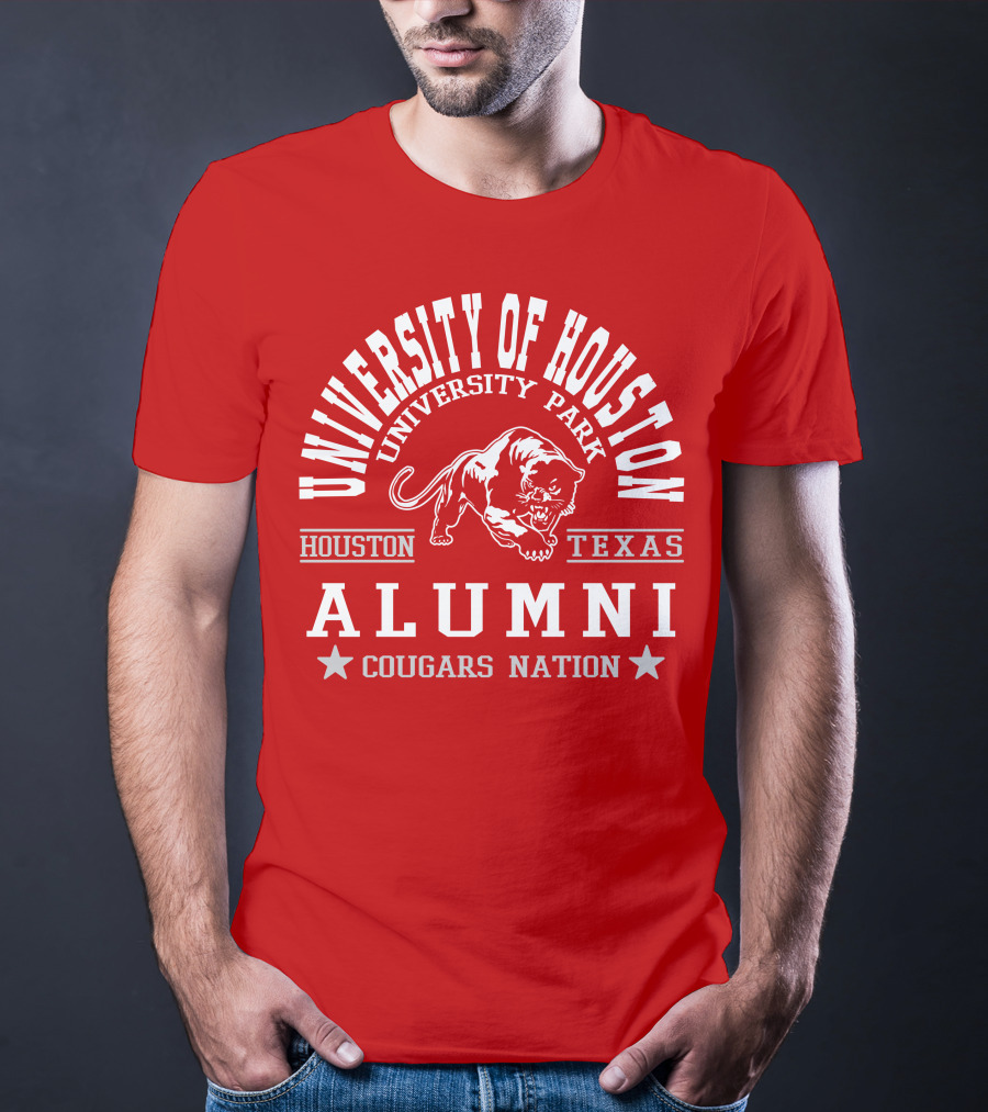University Of Houston University Park Texas Alumni Cougars Nation T-Shirt