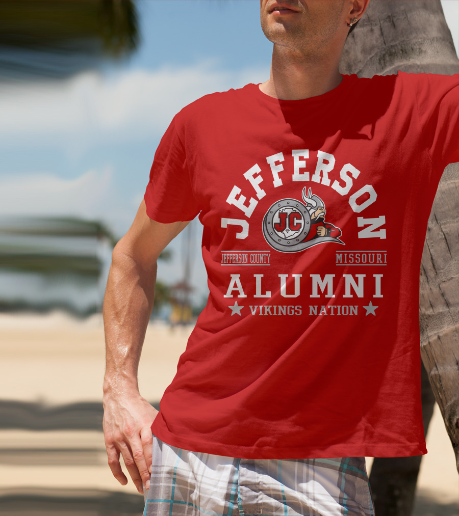 Jefferson County Missouri Alumni Vikings Nation T-Shirt