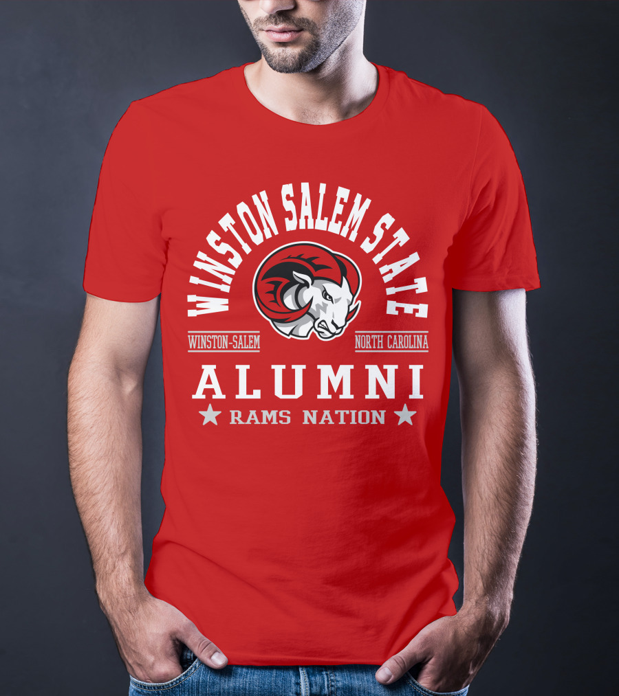 Winston-Salem State University Alumni Rams Nation North Carolina T-Shirt