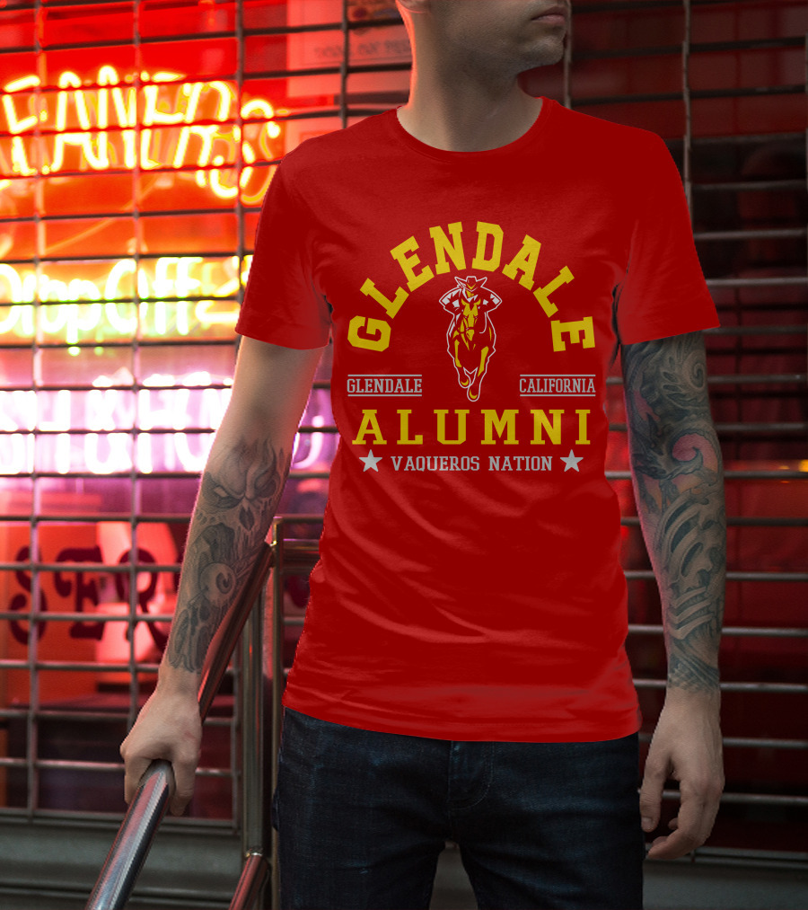 Glendale California Alumni Vaqueros Nation T-Shirt