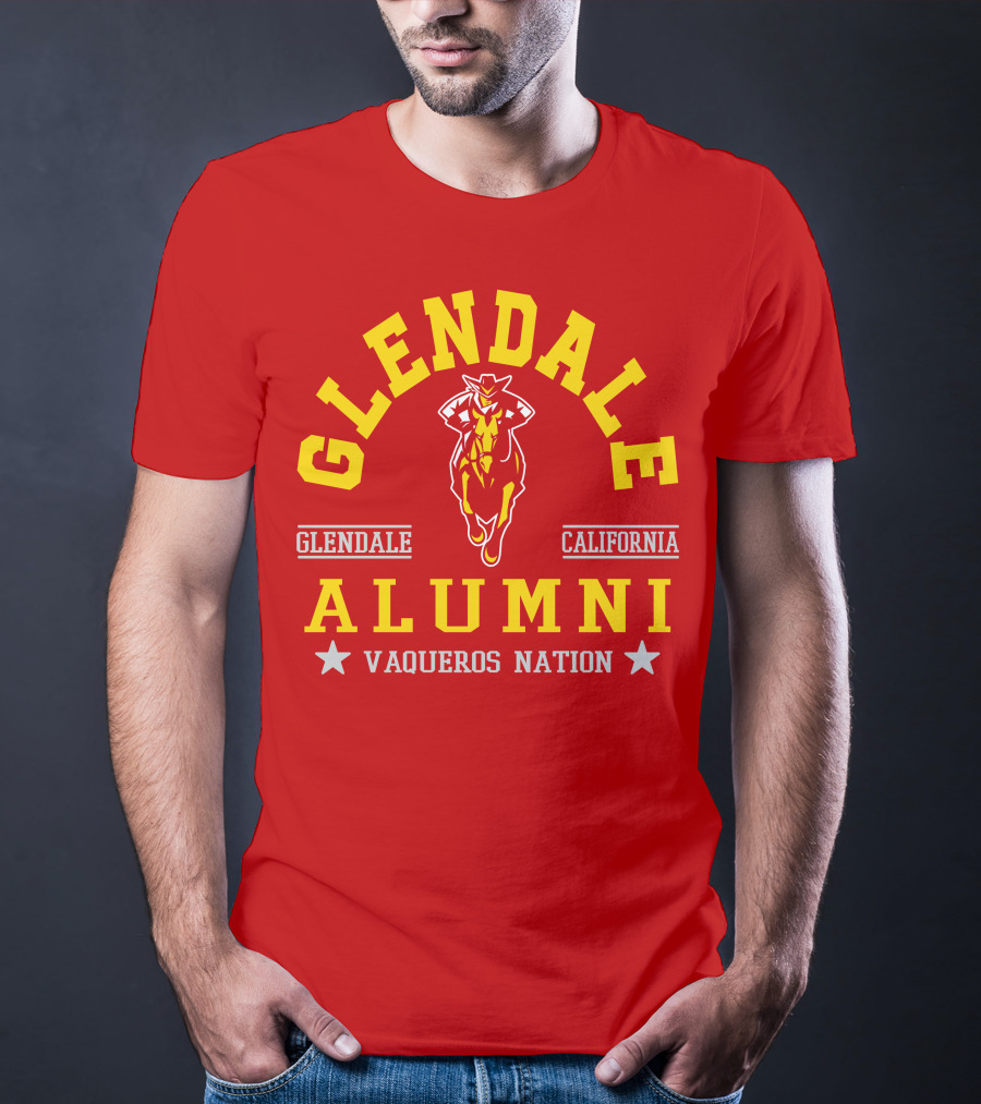 Glendale California Alumni Vaqueros Nation T-Shirt