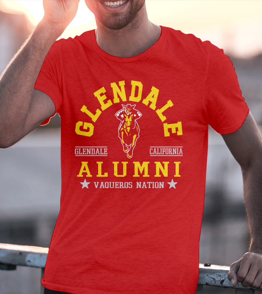 Glendale California Alumni Vaqueros Nation T-Shirt
