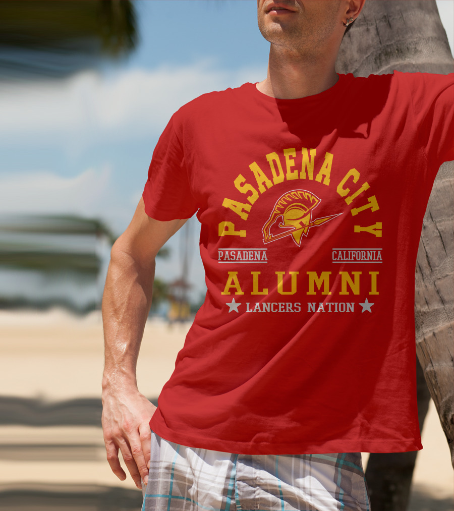 Pasadena City Alumni Lancers Nation Pasadena California T-Shirt