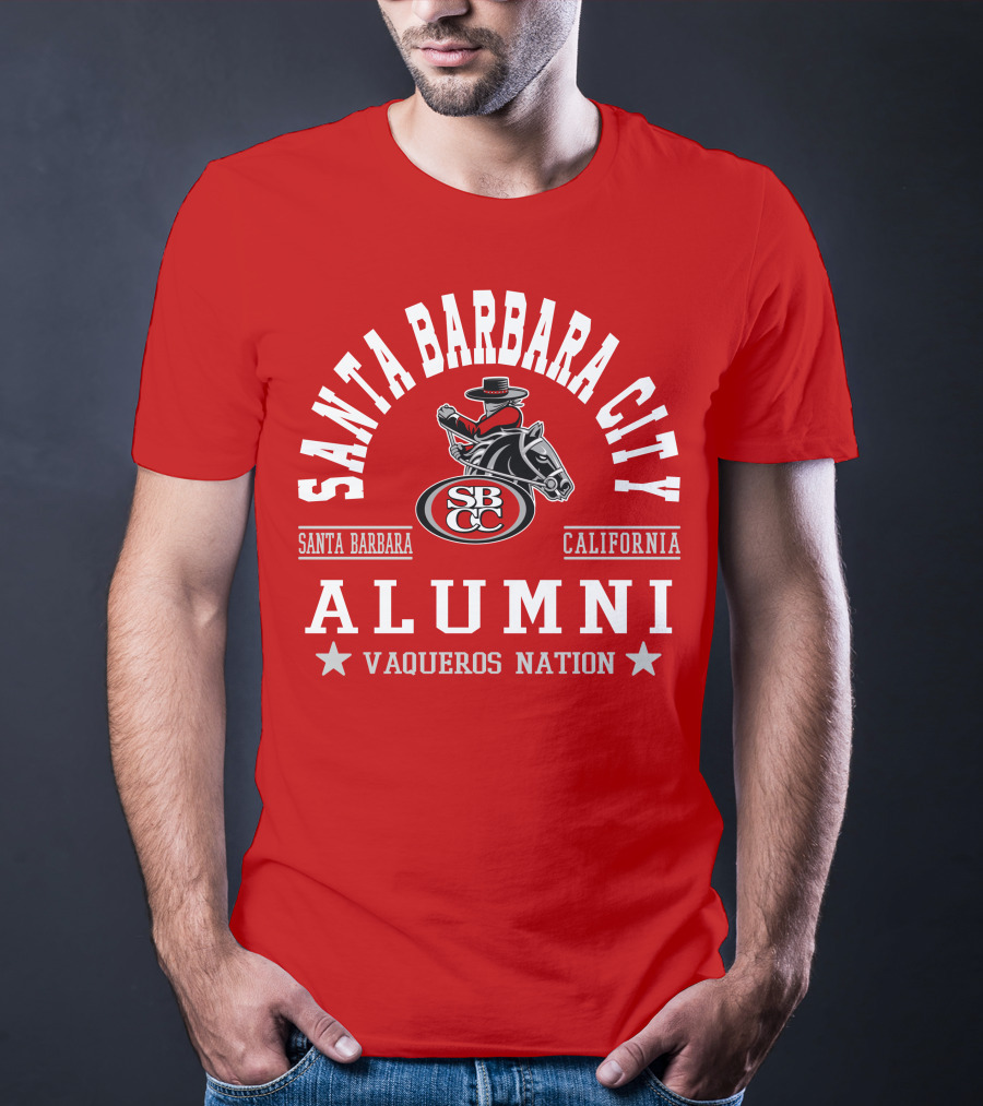 Santa Barbara City College Alumni Vaqueros Nation California SBCC T-Shirt