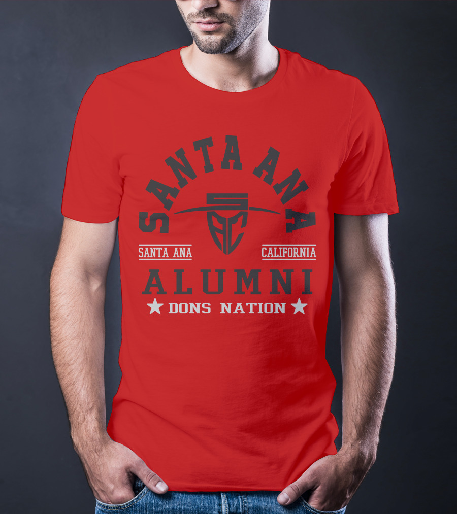 Santa Ana California Alumni Dons Nation T-Shirt