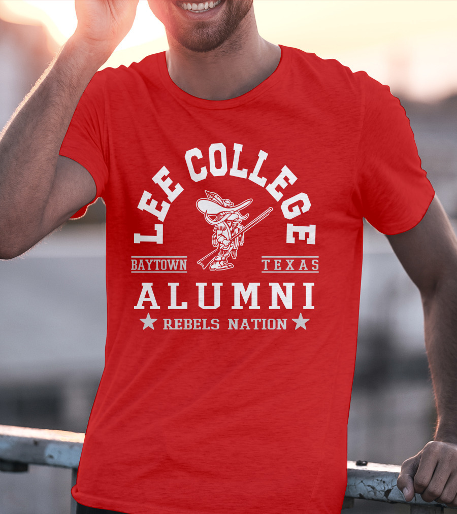 Lee College Baytown Texas Alumni Rebels Nation T-Shirt