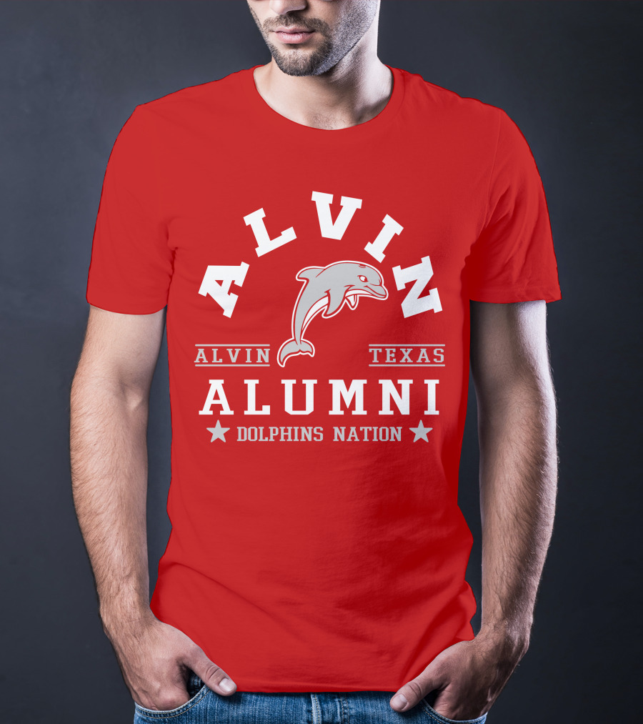 Alvin Texas Alumni Dolphins Nation T-Shirt