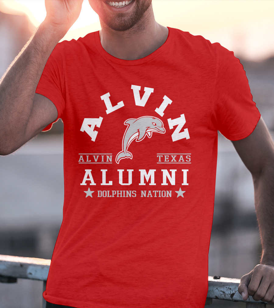 Alvin Texas Alumni Dolphins Nation T-Shirt