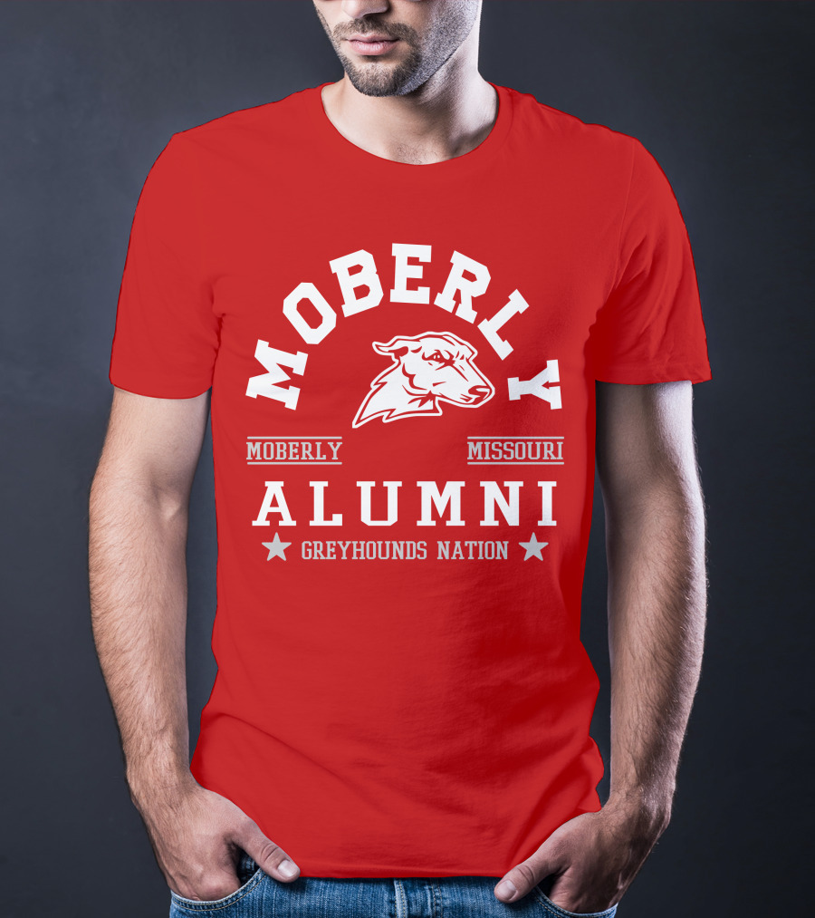 Moberly Missouri Alumni Greyhounds Nation T-Shirt