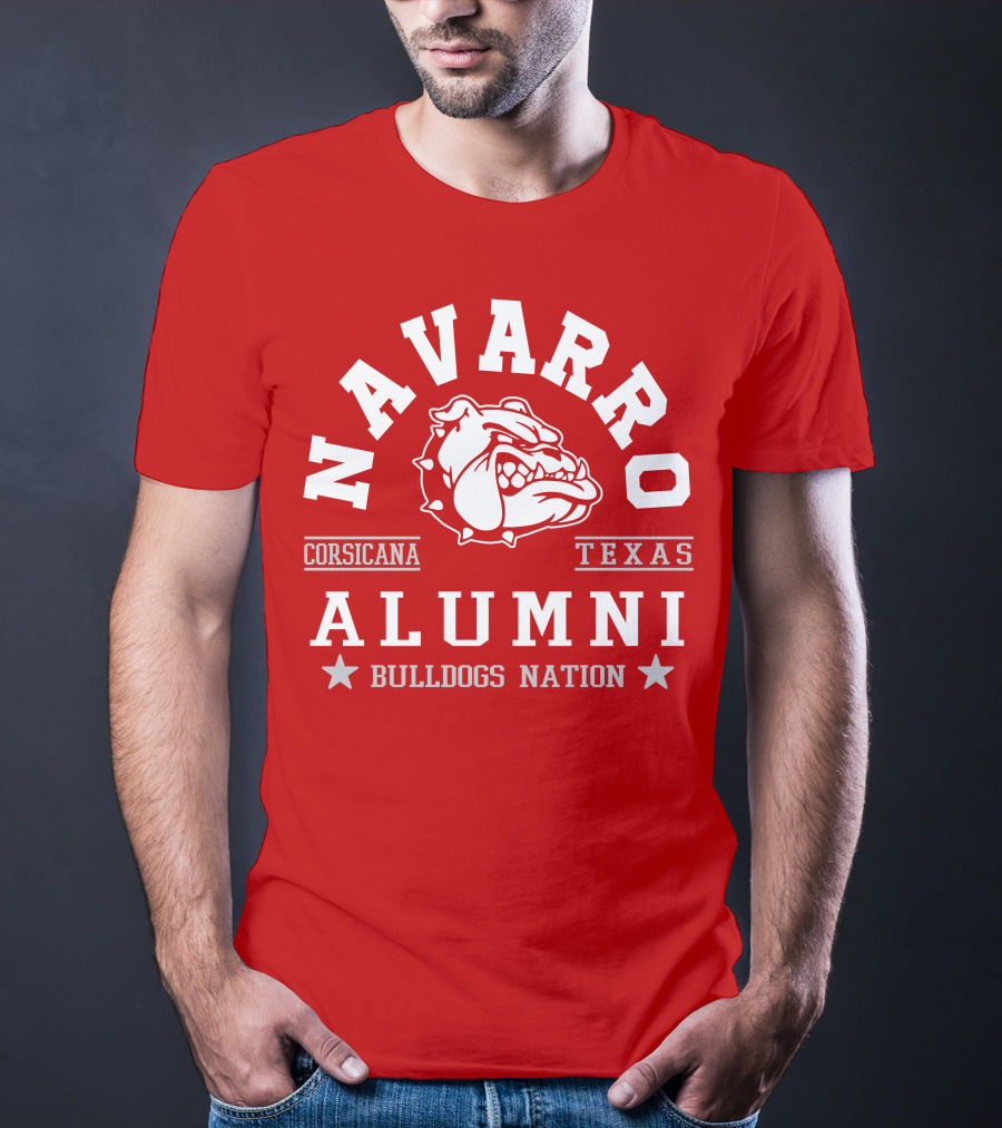 Navarro Corsicana Texas Alumni Bulldogs Nation T-Shirt