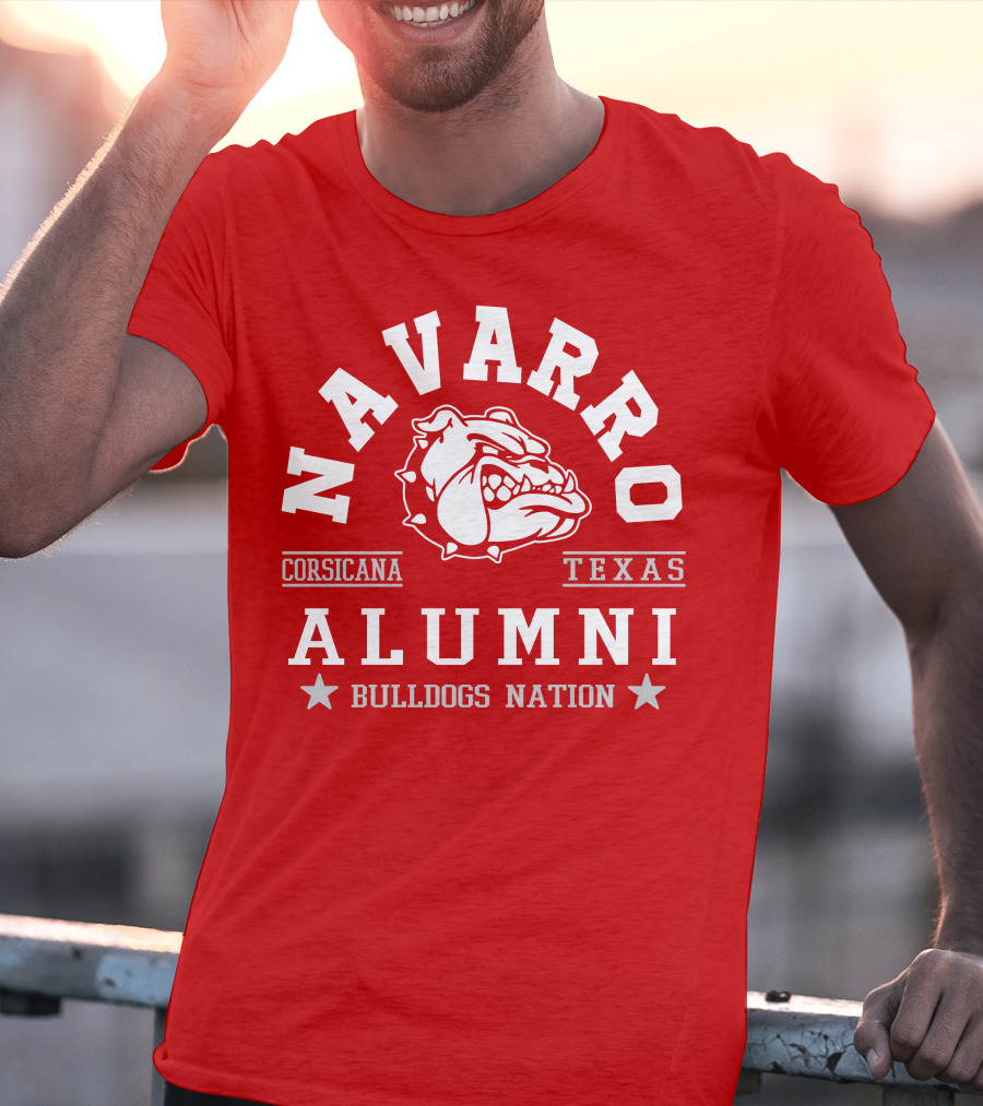 Navarro Corsicana Texas Alumni Bulldogs Nation T-Shirt