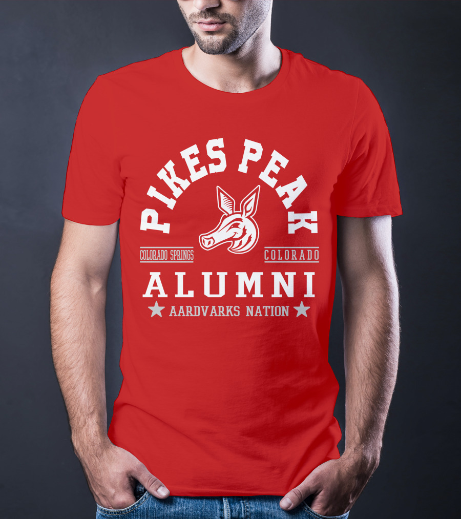 Pikes Peak Alumni Colorado Springs Aardvarks Nation Colorado T-Shirt