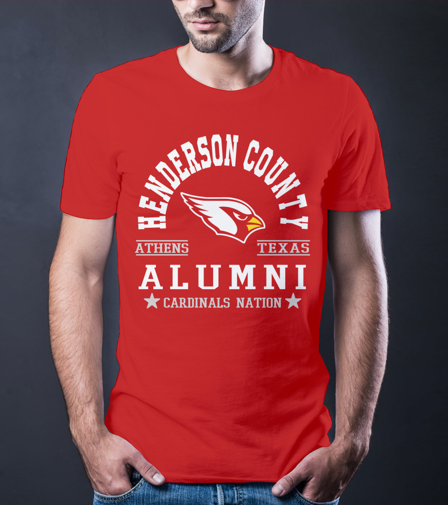 Henderson County Texas Cardinals Alumni Nation T-Shirt
