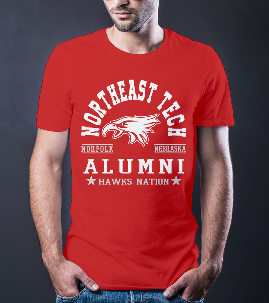 Northeast Tech Norfolk Nebraska Alumni Hawks Nation T-Shirt