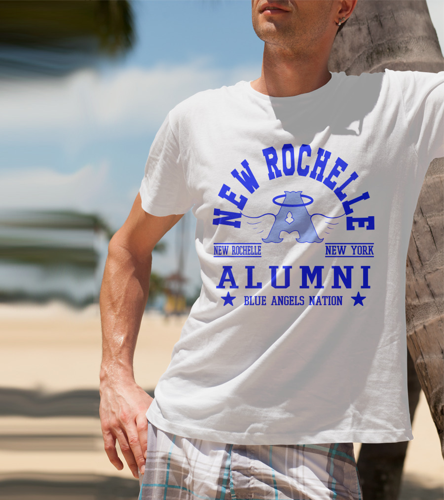 New Rochelle Alumni Blue Angels Nation New York T-Shirt