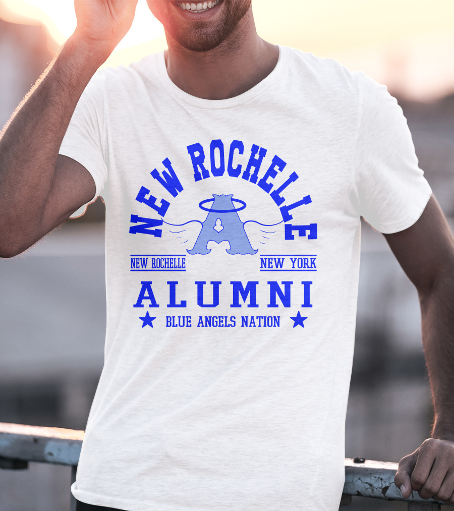 New Rochelle Alumni Blue Angels Nation New York T-Shirt