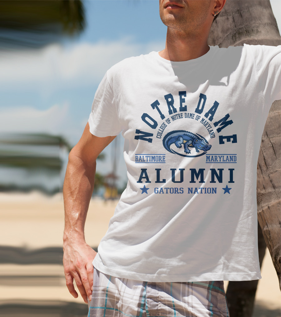 Notre Dame College Of Maryland Alumni Gators Nation Baltimore Maryland T-Shirt