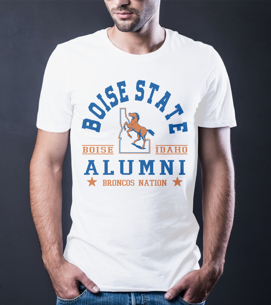 Boise State Alumni Boise Idaho Broncos Nation T-Shirt